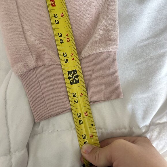 Victoria's Secret VS Velour Long Sleeve Tulip Back Top Bottoms Womens Medium - Picture 11 of 12